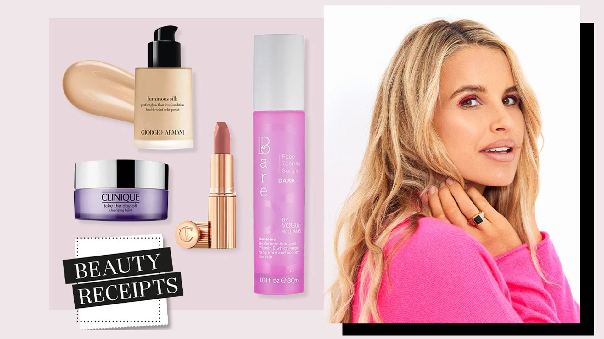 Vogue Williams skincare and beauty