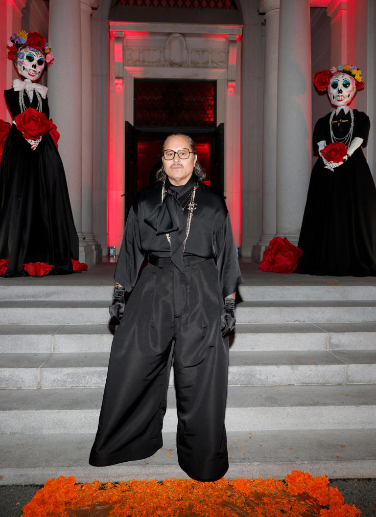 Willy Chavarria attends Carlos Eric Lopez’s third annual Día de Muertos Celebration at Hollywood Forever on Nov. 1, 2023, in Hollywood, California.